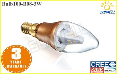 3w οδηγημένα Epistar τσιπ πολυελαίων βολβών κεριών των οδηγήσεων μορφής γυαλιού E14
