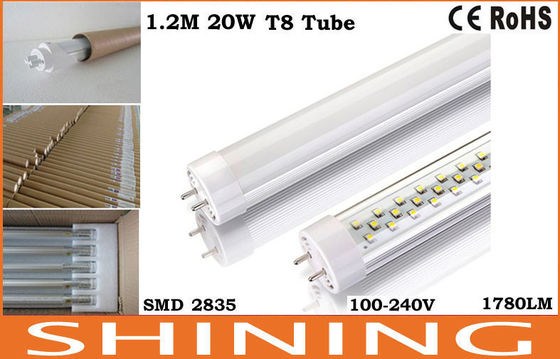 σωλήνας ελαφρύ 20watt 1780Lm των οδηγήσεων 120cm T8 για τον εσωτερικό φωτισμό