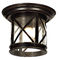 Brown Color Decorative Outside Hanging Ceiling Lights Waterproof Glass Lamp
